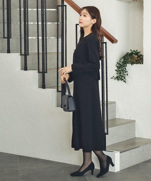 セール】小さいサイズ 【喪服・礼服】ペプラムジャケットデザイン