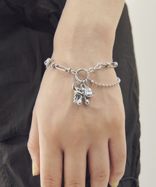 あひ Glitter ブレスレット 「GOLD」 DIAMOND LINK CHAIN BRACELET(2JU0336)K10 ブレスレット｜スター