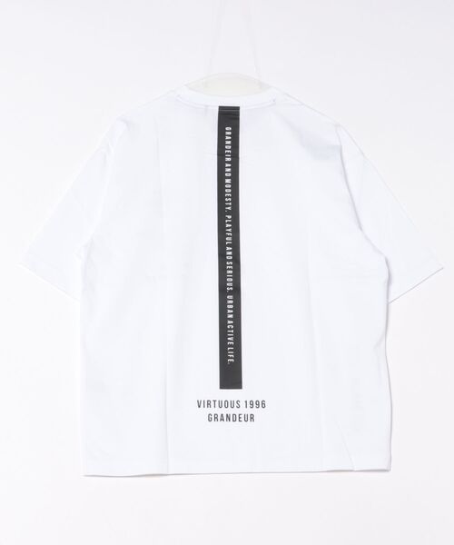 VIRTUOUS(バーチャス)の「【VIRTUOUS/バーチャス】冷感天竺ロゴプリント半袖Tシャツ(Tシャツ/カットソー・メンズ・ホワイト/ブラック/カーキ・X-LARGE/LARGE/MEDIUM)」の4枚目の写真