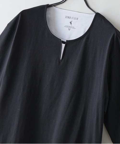 LB/S (エルビーエス)の「【ZERO STAIN/ゼロステイン】汗染みの目立ちにくいTシャツ ZEROSTAIN 切り替えデザインTシャツ 防汚 UVカット 綿タッチ・厚手(Tシャツ/カットソー・メンズ・ベージュ系その他2/ブラック系その他2/ホワイト系その他/ブルー系その他2/ブルー系その他/ブラック系その他/ブルー系その他3/ブルー系その他4/ホワイト系その他2/ブラック系その他3/ベージュ系その他/ブラック系その他4・MEDIUM/LARGE/X-LARGE)」の19枚目の写真
