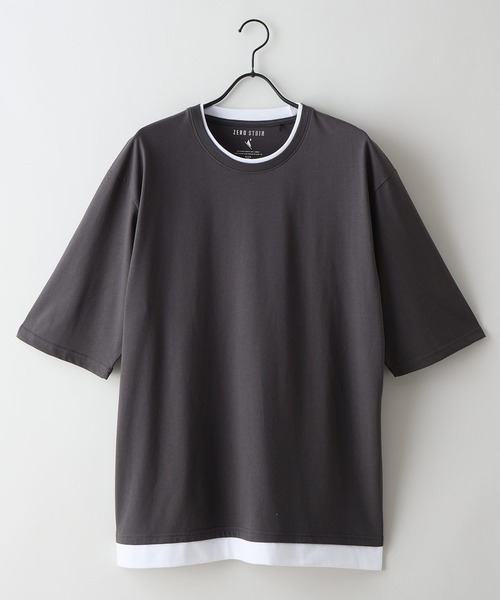 LB/S (エルビーエス)の「【ZERO STAIN/ゼロステイン】汗染みの目立ちにくいTシャツ ZEROSTAIN 切り替えデザインTシャツ 防汚 UVカット 綿タッチ・厚手(Tシャツ/カットソー・メンズ・ベージュ系その他2/ブラック系その他2/ホワイト系その他/ブルー系その他2/ブルー系その他/ブラック系その他/ブルー系その他3/ブルー系その他4/ホワイト系その他2/ブラック系その他3/ベージュ系その他/ブラック系その他4・MEDIUM/LARGE/X-LARGE)」の18枚目の写真