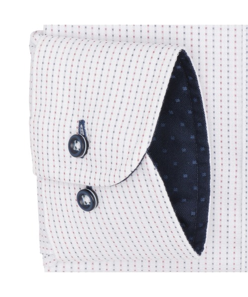 TOKYO SHIRTS(トウキョウシャツ)の「【超形態安定】形態安定ノンアイロン ボタンダウン 長袖ビジネスワイシャツ(ビジネスシャツ・メンズ・レッド・首回り39cm-裄丈80cm/首回り39cm-裄丈84cm/首回り41cm-裄丈82cm/首回り41cm-裄丈86cm/首回り42cm-裄丈86cm/首回り37cm-裄丈80cm/首回り37cm-裄丈84cm/首回り42cm-裄丈82cm/首回り43cm-裄丈82cm/首回り43cm-裄丈86cm)」の3枚目の写真