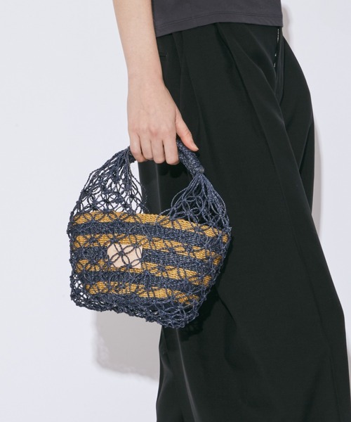 beautiful people カゴバック konbu knit shopping busket bag XL – beautiful people online