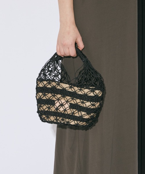 abaca biku hand bag（かごバッグ）｜beautiful people