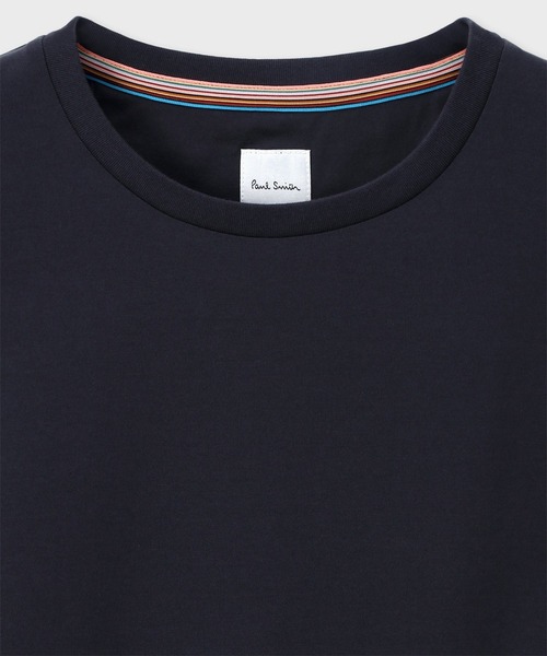 Paul Smith(ポールスミス)の「ストライプシャツスリーブ 半袖Tシャツ / 153501 179TN(Tシャツ/カットソー・メンズ・アイボリー/ネイビー・MEDIUM/LARGE/X-LARGE)」の3枚目の写真