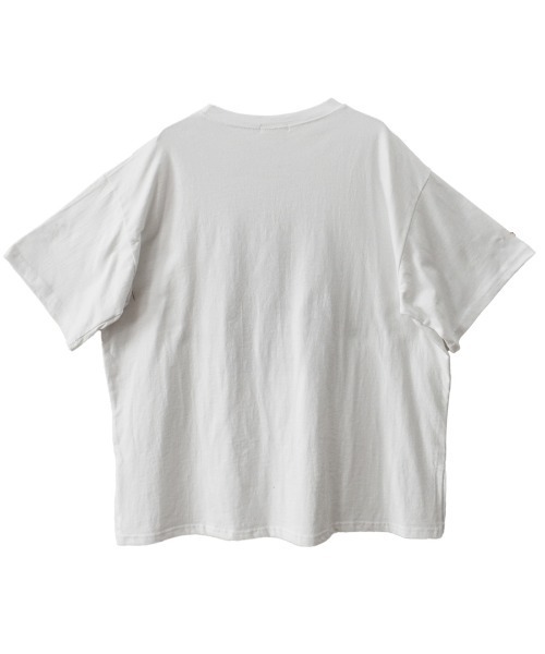 BLAMINK　半袖Tシャツ　コットン　クルーネック　オーバーサイズ　1 Tシャツ メンズ USAコットンオーバーサイズTシャツ 半袖 クルー