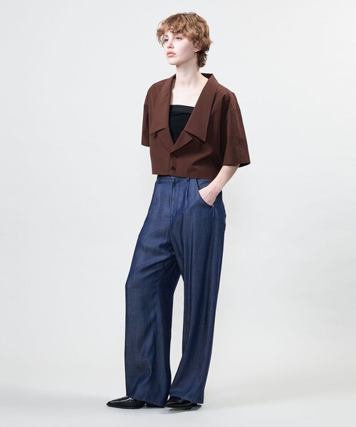 ASTRAET（アストラット）の「＜ASTRAET＞ラペル ショートスリーブ 