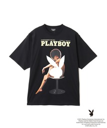 PLAYBOY x atmos pink Big T-shirt / プレイボーイ アトモス ピンク ビッグ T シャツ 【SP】