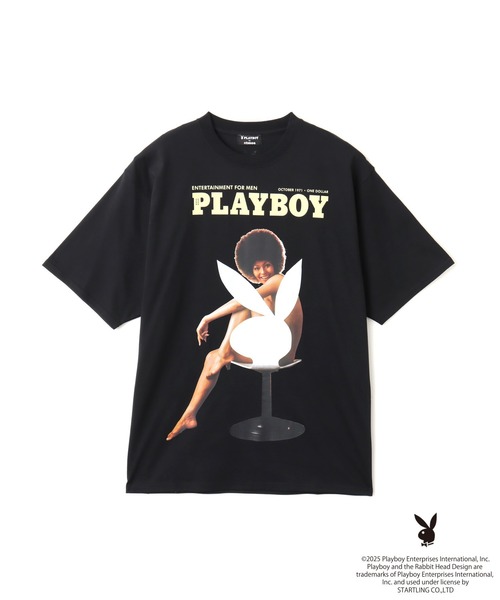 tシャツ PLAYBOY x atmos pink Big T-shirt / プレイボーイ アトモス ピンク ビッグ T シャツ 「SP」 レディー PLAYBOY x atmos pink Big T-shirt / プレイボーイ アトモス