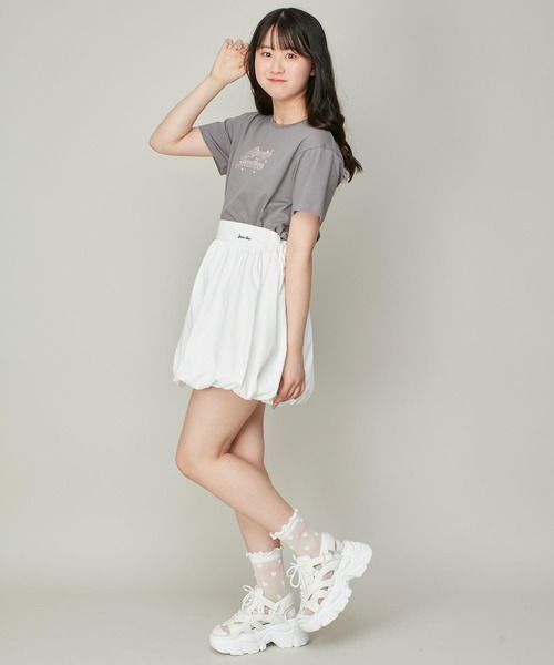 JENNI（ジェニィ）の「【リバイバルアイテム】厚底スニーカー風スポサン（サンダル・キッズ・ブラック/オフホワイト・24cm/23cm/22cm）」の8枚目の写真