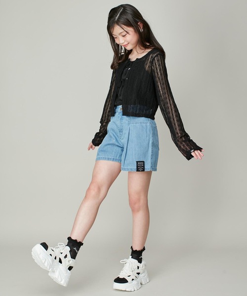 JENNI（ジェニィ）の「【リバイバルアイテム】厚底スニーカー風スポサン（サンダル・キッズ・ブラック/オフホワイト・24cm/23cm/22cm）」の11枚目の写真