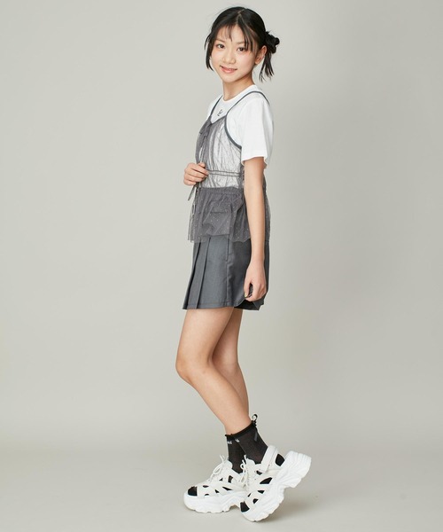 JENNI（ジェニィ）の「【リバイバルアイテム】厚底スニーカー風スポサン（サンダル・キッズ・ブラック/オフホワイト・24cm/23cm/22cm）」の12枚目の写真