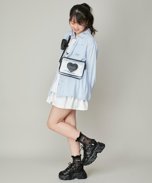 JENNI（ジェニィ）の「【リバイバルアイテム】厚底スニーカー風スポサン（サンダル・キッズ・ブラック/オフホワイト・24cm/23cm/22cm）」の17枚目の写真