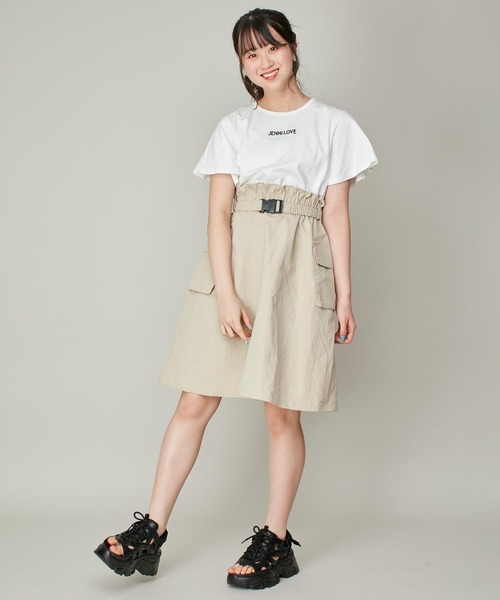 JENNI（ジェニィ）の「【リバイバルアイテム】厚底スニーカー風スポサン（サンダル・キッズ・ブラック/オフホワイト・24cm/23cm/22cm）」の18枚目の写真