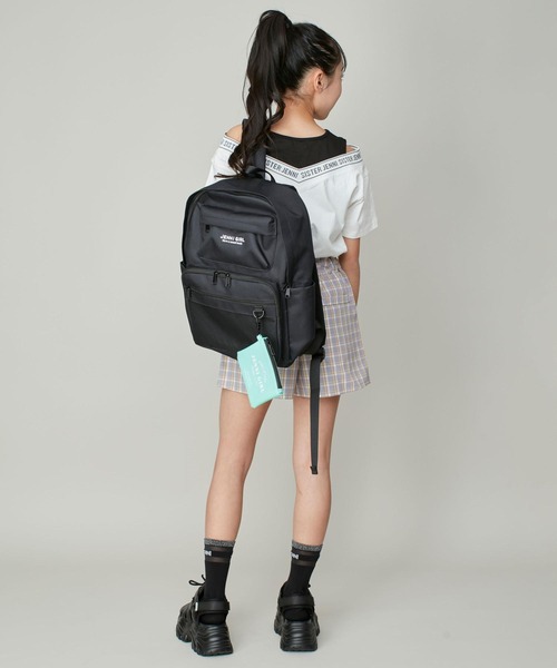 JENNI（ジェニィ）の「【リバイバルアイテム】厚底スニーカー風スポサン（サンダル・キッズ・ブラック/オフホワイト・24cm/23cm/22cm）」の19枚目の写真