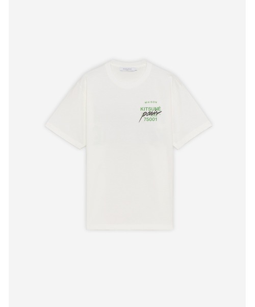 【国内即発】MAISON KITSUNE 大人気 フォックス Tシャツ CRAFTED PROFILE FOX COMFORT TEE | Maison Kitsuné