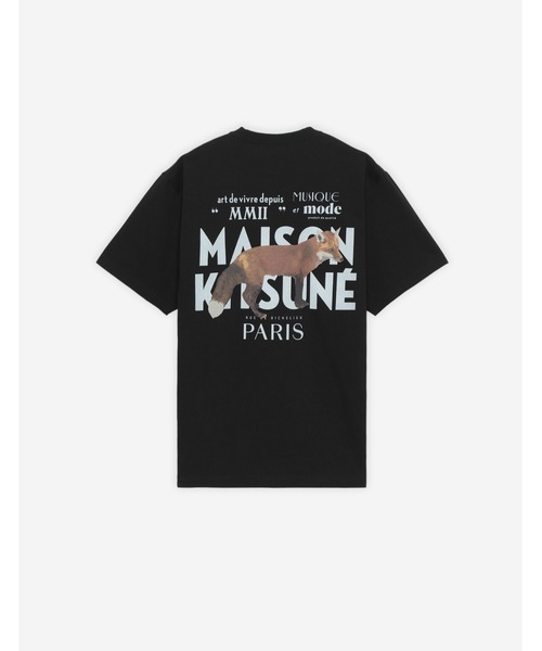 送料間税込!【MAISON KITSUNE】 メゾンキツネ ロゴ入り Tシャツ JP EXCLUSIVE FOX TEE（Tシャツ/カットソー）｜Maison Kitsune