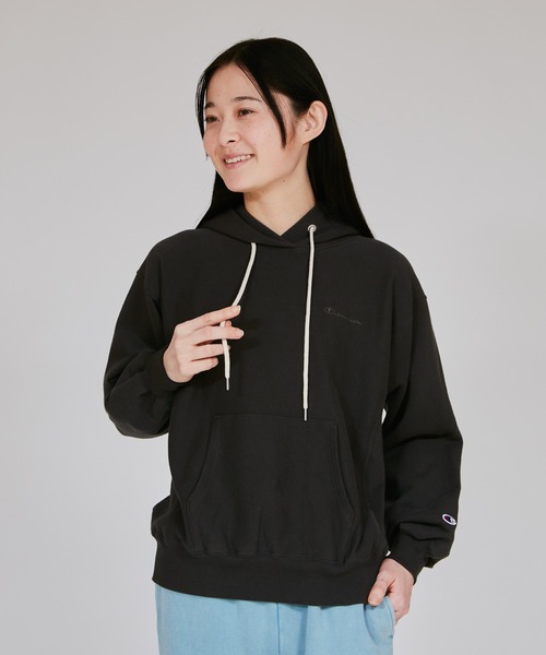 美品 黒 チャンピオン リバースウィーブ パーカー MLB Champion チャンピオン パーカー メンズ 正規品 CHAMPION リバース