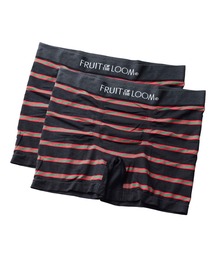 FRUIT OF THE LOOM（フルーツオブザルーム）の「/FRUIT OF THE LOOM/ボーダー成型ボクサー 2P SET（ボクサーパンツ）」