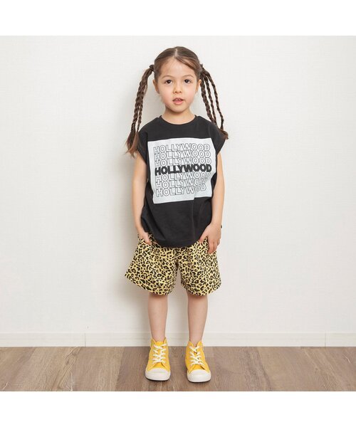 BREEZE（ブリーズ）の「【ジュニア対応】ボックスロゴタンクトップ（Tシャツ/カットソー・キッズ・オレンジ/ミント/オフホワイト/ブラック・140/110/130/120/80/100/90）」の5枚目の写真