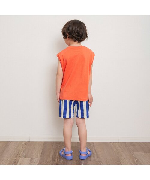 BREEZE（ブリーズ）の「【ジュニア対応】ボックスロゴタンクトップ（Tシャツ/カットソー・キッズ・オレンジ/ミント/オフホワイト/ブラック・140/110/130/120/80/100/90）」の11枚目の写真
