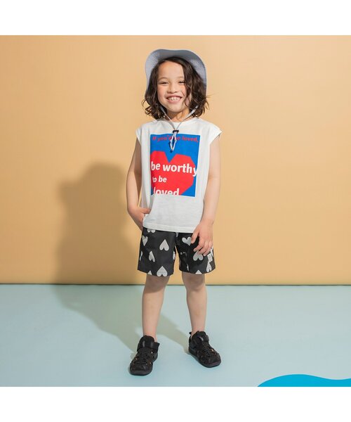 セール】【ジュニア対応】ボックスロゴタンクトップ（Tシャツ