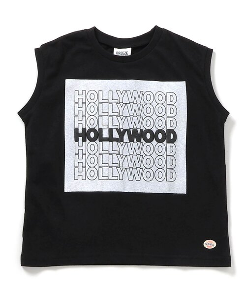 BREEZE（ブリーズ）の「【ジュニア対応】ボックスロゴタンクトップ（Tシャツ/カットソー・キッズ・オレンジ/ミント/オフホワイト/ブラック・140/110/130/120/80/100/90）」の16枚目の写真