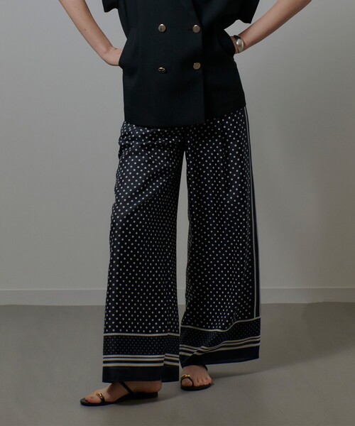 【新品未使用】keinarita polkadot pantドットパンツ パネルドットプリントパンツ（その他パンツ）｜allureville