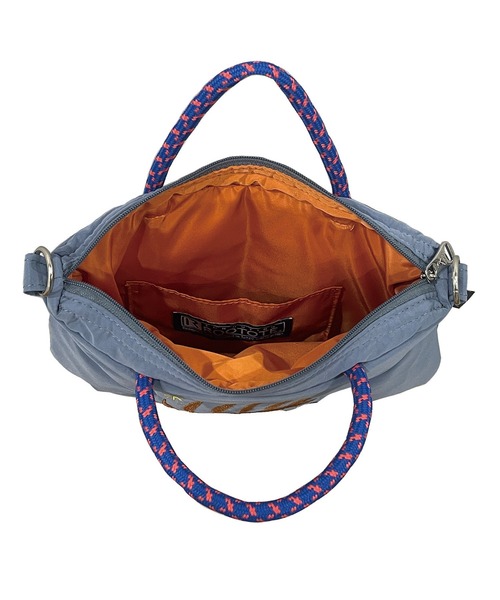 ROOTOTE(ルートート)の「FEサコッシュbroderie-A(ショルダーバッグ・レディース・ブラック系その他/ライトブルー・FREE)」の7枚目の写真