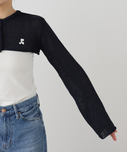 Rest&Recreation ニット　カーディガン　ボレロ REST&RECREATION - RR クロップ ニット カーディガン | 3RD[i