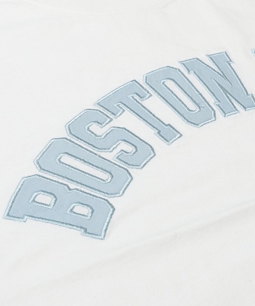 coca（coca）（コカ）の「オーバーシルエットロゴTシャツ（Tシャツ/カットソー・レディース・ホワイト/グレー・S/L/M）」の17枚目の写真
