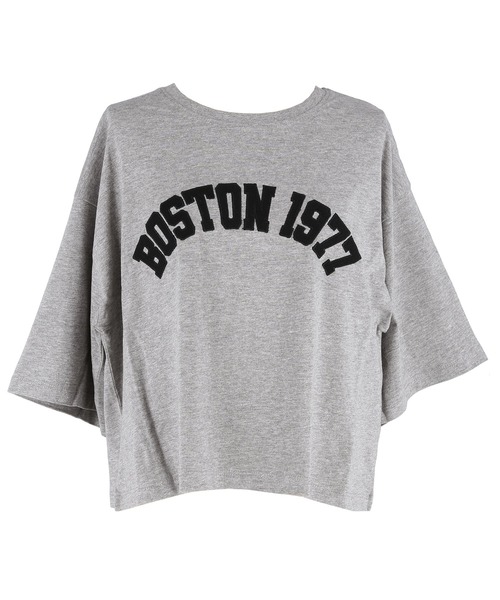 coca（coca）（コカ）の「オーバーシルエットロゴTシャツ（Tシャツ/カットソー・レディース・ホワイト/グレー・S/L/M）」の20枚目の写真