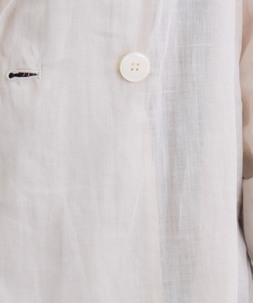 KATHARINE ROSS（キャサリンロス）の「【KATHARINE ROSS】リネンジャケット（テーラードジャケット・レディース・ベージュ/モカ・MEDIUM）」の10枚目の写真