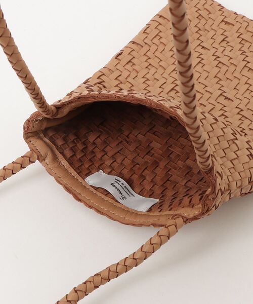 MAISON mou（メゾンムー）の「【Swaraj/スワラージ】手編みメッシュレザー・ショルダーBAG（ショルダーバッグ・レディース・ホワイト/ゴールド系その他/シルバー/ブラウン・FREE）」の6枚目の写真