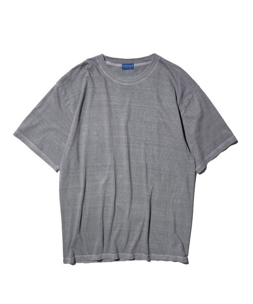 TOWNCRAFT（タウンクラフト）の「TOWNCRAFT / タウンクラフト VINTAGE DYE 5.6OZ TEE ヴィンテージ加工 ピグメント（Tシャツ/カットソー・メンズ・ピンク/ターコイズブルー/ブラック/パープル/グリーン/グレー・LARGE/X-LARGE/MEDIUM）」の3枚目の写真