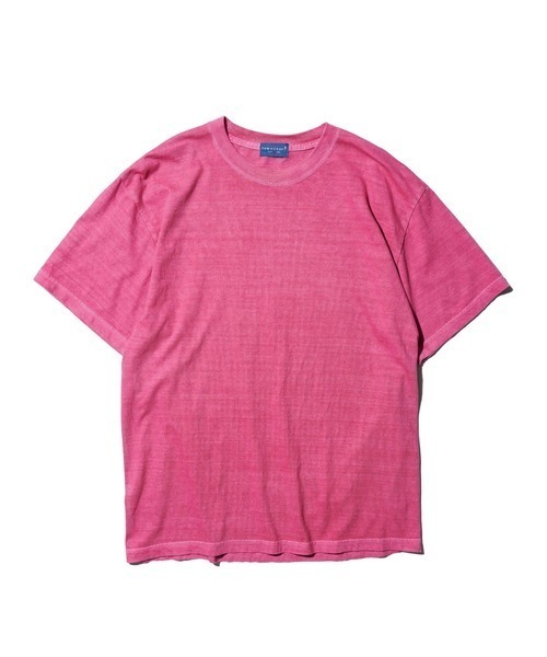 TOWNCRAFT（タウンクラフト）の「TOWNCRAFT / タウンクラフト VINTAGE DYE 5.6OZ TEE ヴィンテージ加工 ピグメント（Tシャツ/カットソー・メンズ・ピンク/ターコイズブルー/ブラック/パープル/グリーン/グレー・LARGE/X-LARGE/MEDIUM）」の6枚目の写真