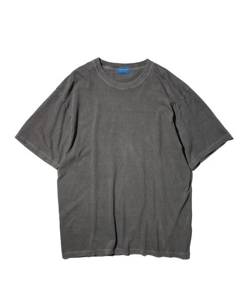 TOWNCRAFT（タウンクラフト）の「TOWNCRAFT / タウンクラフト VINTAGE DYE 5.6OZ TEE ヴィンテージ加工 ピグメント（Tシャツ/カットソー・メンズ・ピンク/ターコイズブルー/ブラック/パープル/グリーン/グレー・LARGE/X-LARGE/MEDIUM）」の2枚目の写真