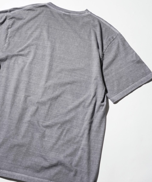 TOWNCRAFT（タウンクラフト）の「TOWNCRAFT / タウンクラフト VINTAGE DYE 5.6OZ TEE ヴィンテージ加工 ピグメント（Tシャツ/カットソー・メンズ・ピンク/ターコイズブルー/ブラック/パープル/グリーン/グレー・LARGE/X-LARGE/MEDIUM）」の12枚目の写真