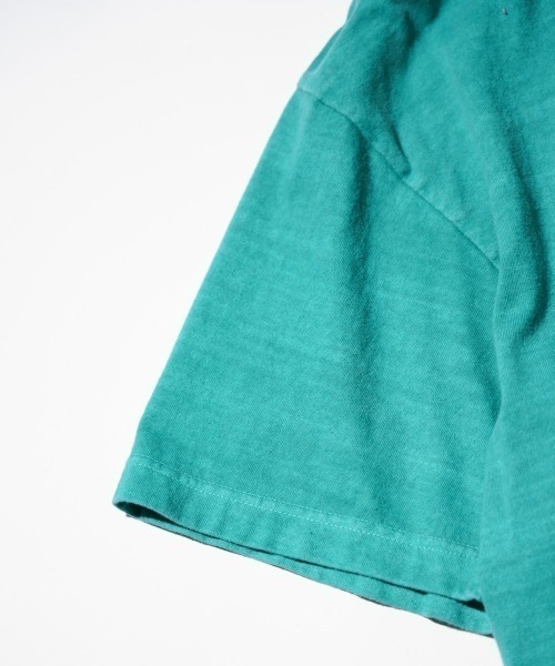 TOWNCRAFT（タウンクラフト）の「TOWNCRAFT / タウンクラフト VINTAGE DYE 5.6OZ TEE ヴィンテージ加工 ピグメント（Tシャツ/カットソー・メンズ・ピンク/ターコイズブルー/ブラック/パープル/グリーン/グレー・LARGE/X-LARGE/MEDIUM）」の15枚目の写真