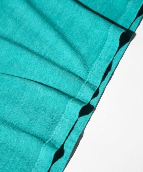 TOWNCRAFT（タウンクラフト）の「TOWNCRAFT / タウンクラフト VINTAGE DYE 5.6OZ TEE ヴィンテージ加工 ピグメント（Tシャツ/カットソー・メンズ・ピンク/ターコイズブルー/ブラック/パープル/グリーン/グレー・LARGE/X-LARGE/MEDIUM）」の16枚目の写真