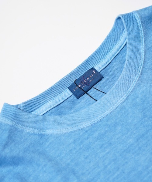 TOWNCRAFT（タウンクラフト）の「TOWNCRAFT / タウンクラフト VINTAGE DYE 5.6OZ TEE ヴィンテージ加工 ピグメント（Tシャツ/カットソー・メンズ・ピンク/ターコイズブルー/ブラック/パープル/グリーン/グレー・LARGE/X-LARGE/MEDIUM）」の18枚目の写真