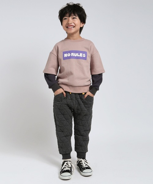 DILASH（ディラッシュ）の「ニットキルトパンツ（その他パンツ・キッズ・チャコールグレー/グレー・140/130/120/110/100/90/80）」の3枚目の写真