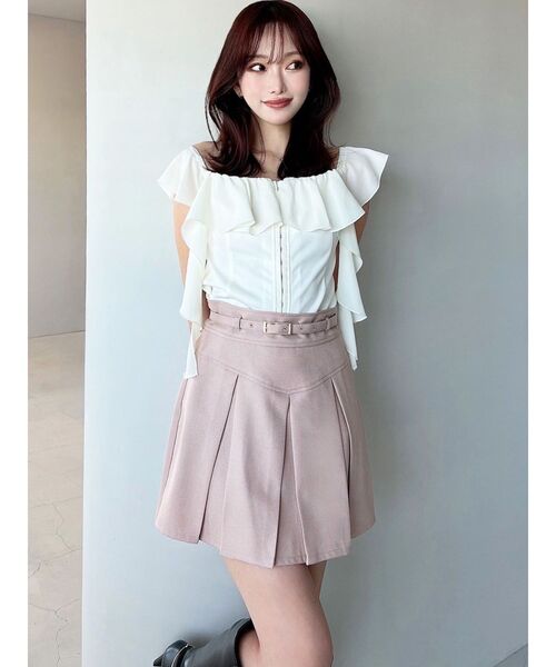 RESEXXY（リゼクシー）の「コルセットラッフルブラウス（シャツ/ブラウス・レディース・グレー/ホワイト/ブラック・FREE）」の17枚目の写真