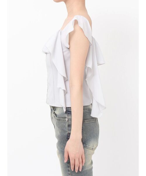 RESEXXY（リゼクシー）の「コルセットラッフルブラウス（シャツ/ブラウス・レディース・グレー/ホワイト/ブラック・FREE）」の20枚目の写真