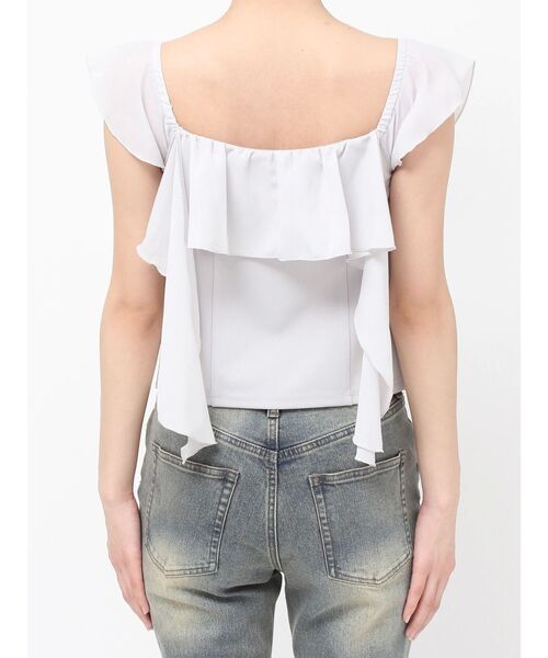 RESEXXY（リゼクシー）の「コルセットラッフルブラウス（シャツ/ブラウス・レディース・グレー/ホワイト/ブラック・FREE）」の21枚目の写真