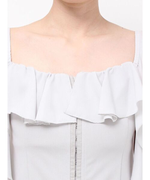 RESEXXY（リゼクシー）の「コルセットラッフルブラウス（シャツ/ブラウス・レディース・グレー/ホワイト/ブラック・FREE）」の22枚目の写真