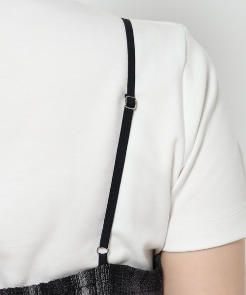 LOWRYS FARM(ローリーズファーム)の「オンブレチェックビスチェ 576770(キャミソール・レディース・チャコールグレー/レッド・FREE)」の15枚目の写真