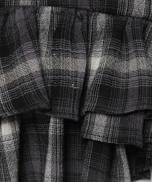 LOWRYS FARM(ローリーズファーム)の「オンブレチェックビスチェ 576770(キャミソール・レディース・チャコールグレー/レッド・FREE)」の19枚目の写真