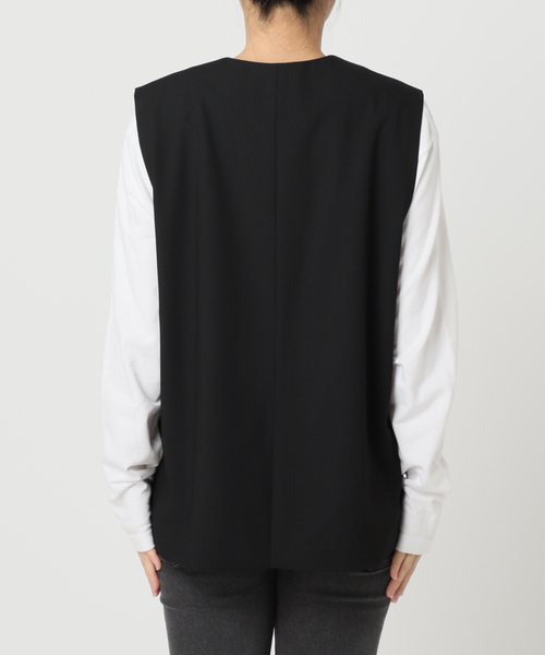 25AW新作］フラップポケットノーカラージレ（ベスト）｜JOURNAL