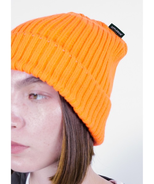 APPLEBUM（アップルバム）の「Short Knit Cap（ニットキャップ/ビーニー・メンズ・ブラック・FREE）」の5枚目の写真